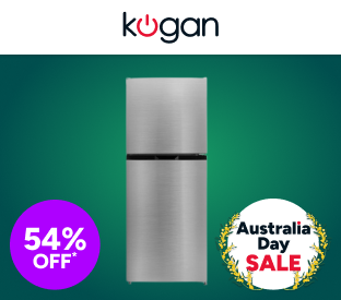 Kogan 197L Top Mount Fridge (Stainless Steel) Product Image