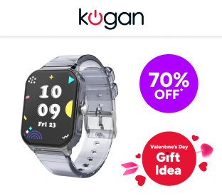 Kogan Aura Smart Watch (Black Transparent) Product Image