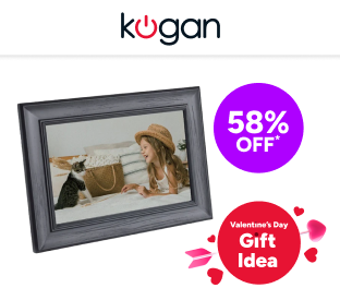 Kogan 10.1" Touch Screen Wireless Digital Photo Frame (Black) Product Image