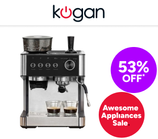 Kogan Espresso Barista Coffee Machine with Grinder Product Image