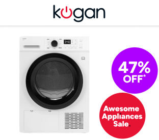 Kogan 8kg Heat Pump Dryer (White) Product Image