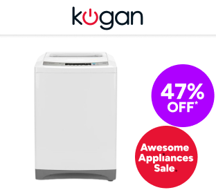 Kogan 12kg Top Load Washing Machine (White) Product Image