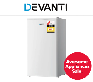 Devanti 95L Bar Fridge White Product Image