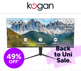 Kogan 40" Curved Ultrawide WUHD 5K2K Freesync USB-C Monitor Product Image