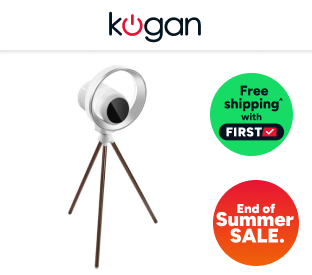 Kogan SmarterHome™ Bladeless Purifier Fan with HEPA Filter Product Image