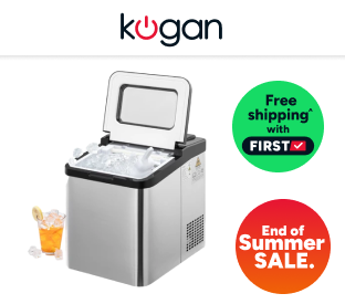 Kogan 25kg Ice Cube Maker (Stainless Steel) Product Image