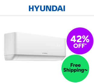 Hyundai 2.6kW Inverter Smart Split System Air Conditioner (Reverse Cycle) Product Image