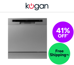 Kogan Benchtop Dishwasher (8 Place, Stainless Steel) Product Image