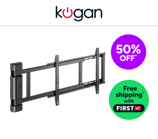 Kogan Motorised Swing TV Mount for 32" - 75" TVs Product Image