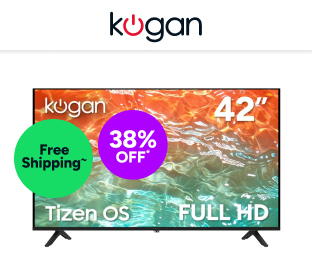 Kogan 42" LED Full HD Tizen Smart TV Product Image