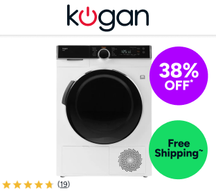 Kogan 10kg Signature Heat Pump Dryer (White) Product Image