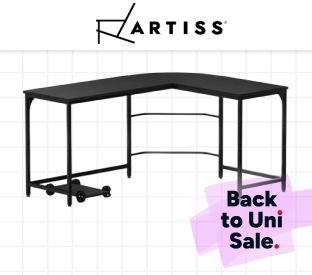 Artiss Computer Desk L-Shape CPU Stand Product Image