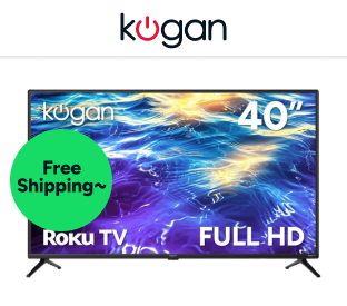 Kogan 40" LED Full HD Smart Roku TV Product Image