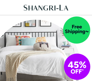 Shangri-La Dallas Bed Frame (Black, Queen) Product Image