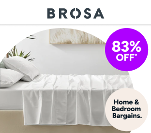 Brosa 500TC Cotton Sateen Bed Sheet Set (White, Queen) Product Image