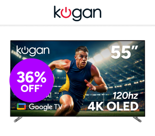 Kogan 55" OLED 4K 120Hz Smart AI Google TV Product Image