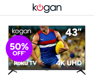 Kogan 43" LED 4K Smart Roku TV Product Image