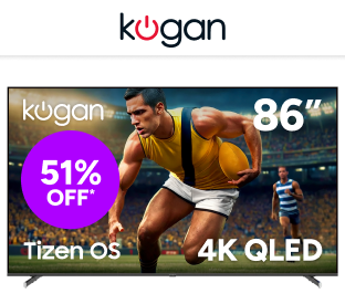 Kogan 86" QLED 4K Tizen Smart TV Product Image