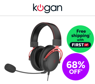 Kogan Ultra Comfort Gaming Headset with Detachable Microphone Product Image