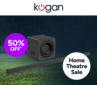 Kogan 3.1 Channel 210W Ultra Slim Dolby Atmos Soundbar with Wireless Subwoofer Product Image