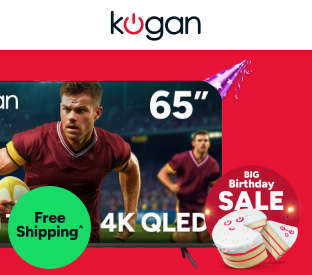 Kogan 65" QLED 4K Smart Roku TV Product Image