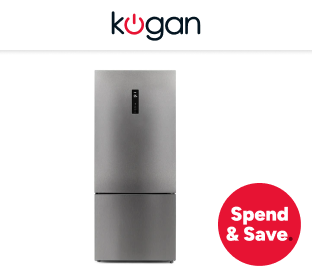 Kogan 416L Bottom Mount Fridge (Stainless Steel) Product Image