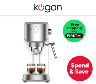 Kogan Espresso Barista Coffee Machine Product Image