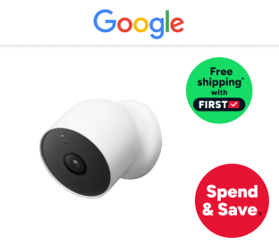 Google Nest Cam Wireless Security Camera (Outdoor or Indoor, Battery) Product Image