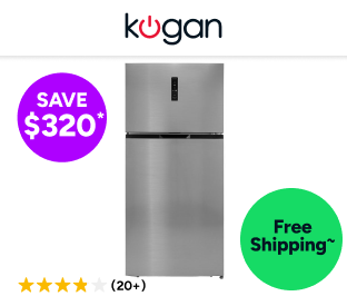 Kogan 480L Top Mount Fridge (Stainless Steel) Product Image