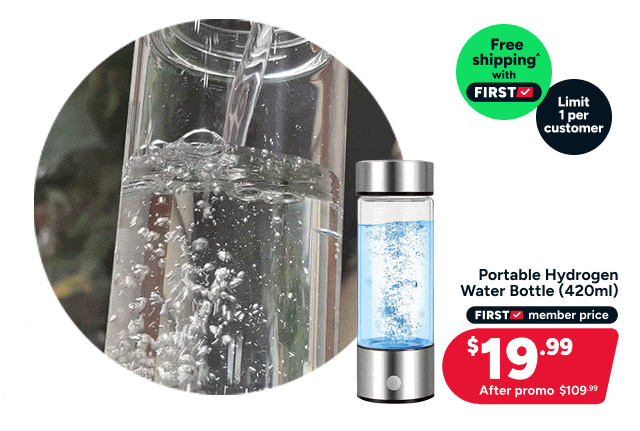Portable Hydrogen Water Bottle (420ml)