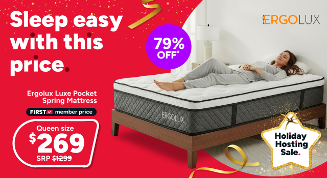 Ergolux Luxe Pocket Spring Mattress (Queen)