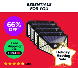 Outdoor Motion Sensor Solar Light (4 Pack) Product Image