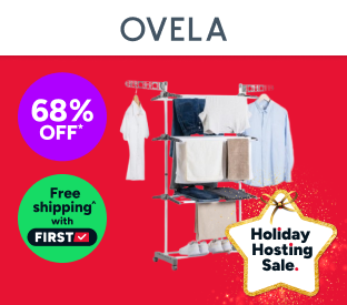 Ovela Washing Clothes Foldable Drying Rack Product Image
