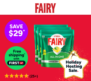 Fairy All In One Lemon 300 Dishwasher Tablets (3 x 100 Pack) Product Image