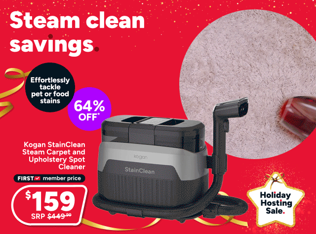 Kogan StainClean Steam Carpet and Upholstery Spot Cleaner