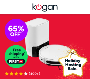 Kogan SmarterHome™ G80 Robot Vacuum Cleaner and Mop with Auto-Empty Dock Product Image