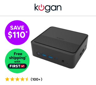 Kogan Atlas G800 Mini PC Pro with Windows 11 Pro (128GB) Product Image