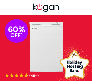 Kogan 91L Upright Freezer (White) Product Image