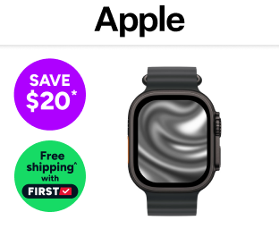 Apple Watch Ultra 3 Titanium Case GPS + Cellular (Ocean Band, 49mm) Product Image