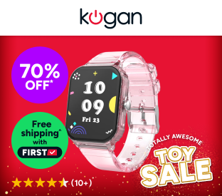 Kogan Aura Smart Watch (Pink Transparent) Product Image