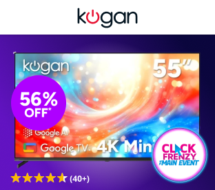 Kogan 55" Mini-LED QLED 4K Smart AI Google TV Product Image