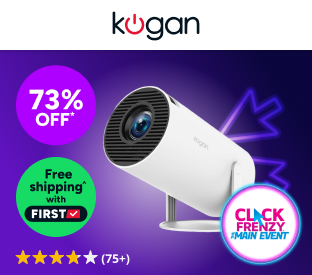 Kogan Freestyle Wi-Fi Projector with 100'' Projector Screen Product Image