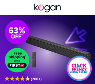 Kogan 2.1 Channel 140W Dolby Atmos Soundbar with Built-in Subwoofer Product Image