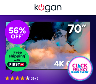 Kogan 70" QLED 4K Tizen Smart TV (with Samsung TV Plus) Product Image