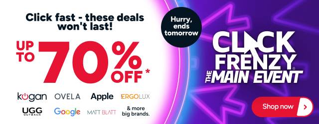 Click Frenzy ends tomorrow