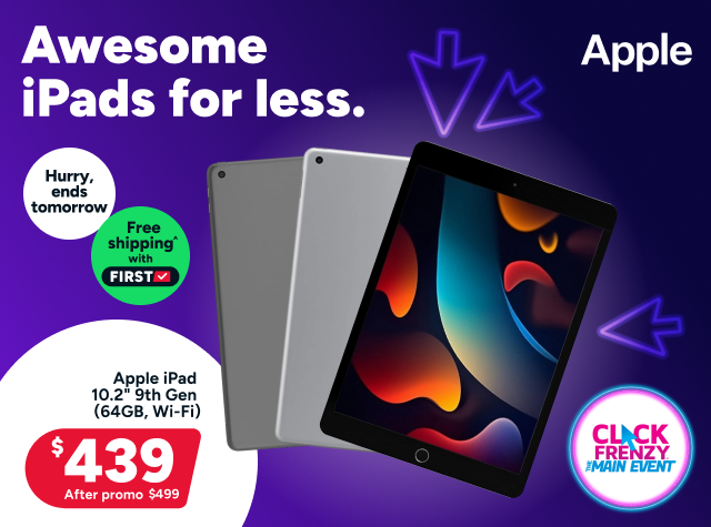 Apple iPad 10.2" 9th Gen (64GB, Wi-Fi)