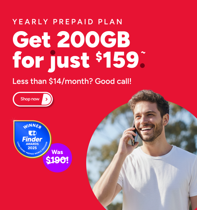 Kogan Mobile - 200GB for $159 ~