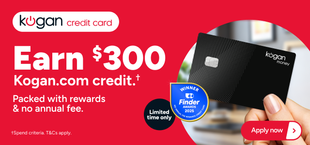 Kogan Money - Earn $300 Kogan Credit †