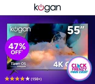 Kogan 55" QLED 4K Tizen Smart TV Product Image