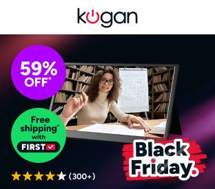 Kogan XPRESSO 15.6" Full HD IPS USB-C Portable Monitor with Leather Case Product Image